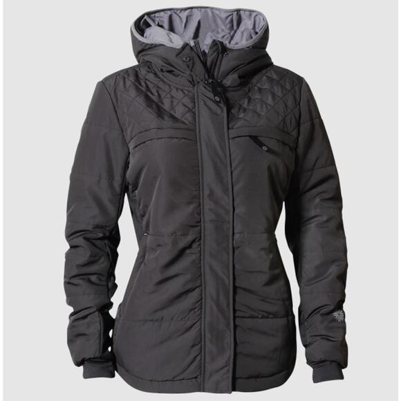 NWT Icewear Gunnur Padded Water Water Repellent Quilted Jacket Black Women's XS - Picture 1 of 7